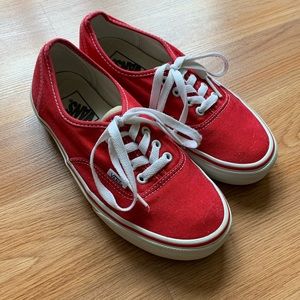 Red Vans